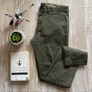 •J Crew• Dark Khaki Pants, 32x34